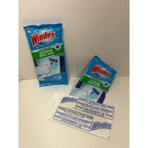 Windex Outdoor Refill Pads for Glass Cleaning Tool Streak-Free 3 Count Total
